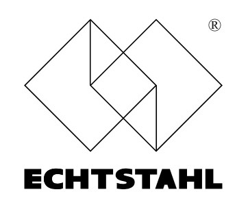Logo von Echtstahl mit geometrischem Design für hochwertige Metallprodukte.